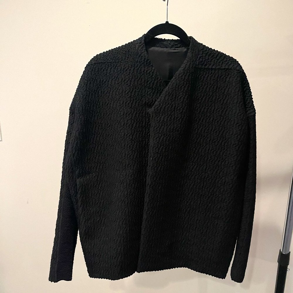 Rick Owens Black Coat - Size 8